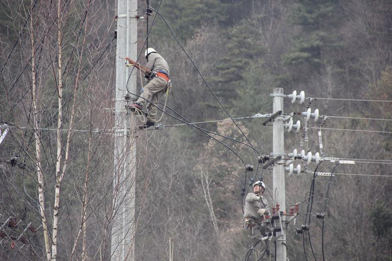 陜西地電留壩供電分公司：實(shí)施農(nóng)石線、索道線分網(wǎng)改造