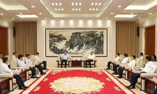 國(guó)家電網(wǎng)董事長(zhǎng)、黨組書記毛偉明拜會(huì)安徽省委書記李錦斌、省長(zhǎng)李國(guó)英