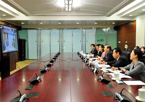 辛保安總經(jīng)理與SAP公司全球執(zhí)行董事會成員、全球業(yè)務(wù)總裁傅美黛舉行視頻會談