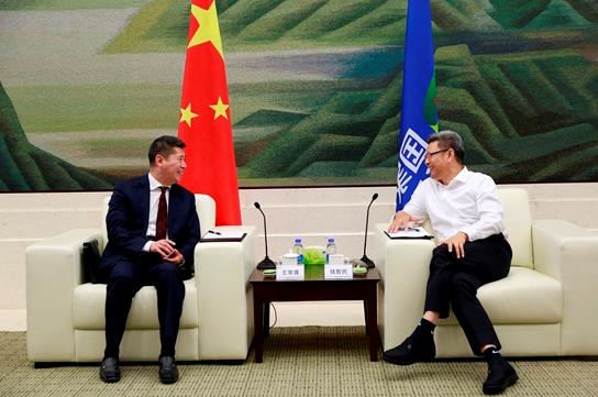 錢(qián)智民會(huì)見(jiàn)中信建投董事長(zhǎng)王常青、總裁李格平