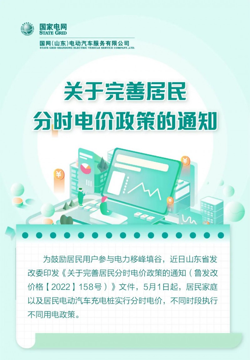 山東居民分時電價政策，5月1日開始執(zhí)行！