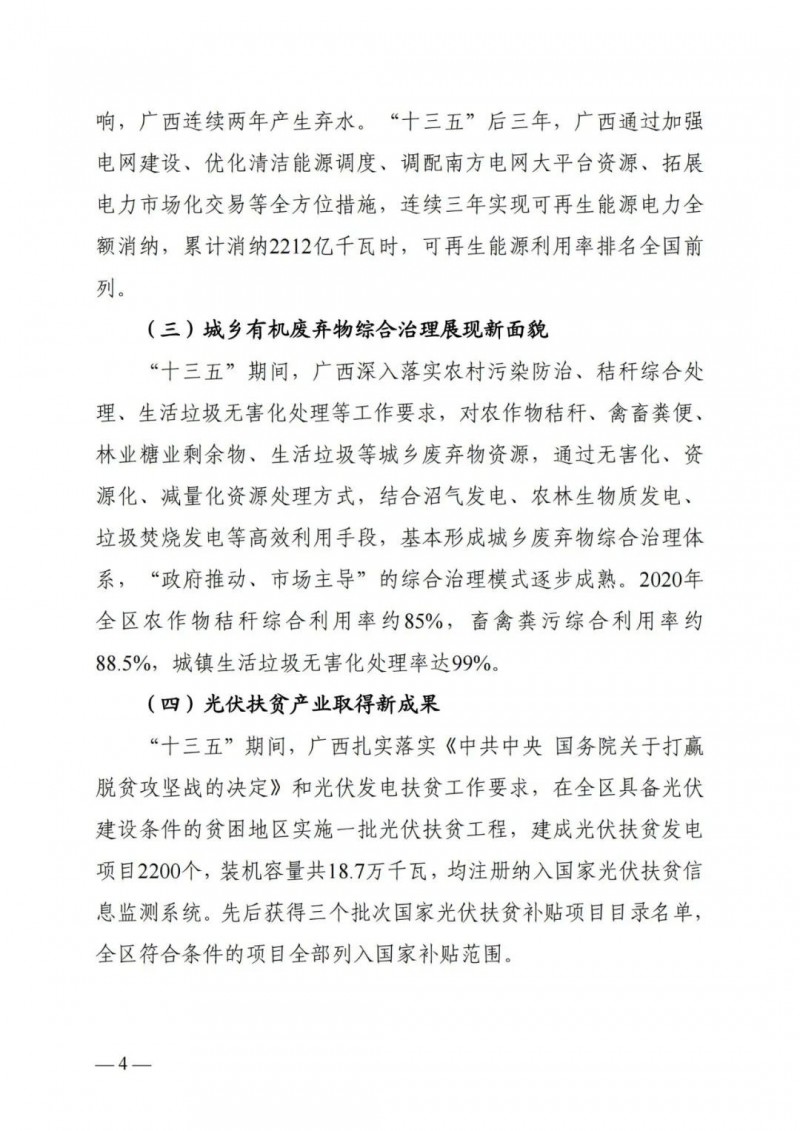 廣西“十四五”規(guī)劃：大力發(fā)展光伏發(fā)電，到2025年新增光伏裝機(jī)15GW！