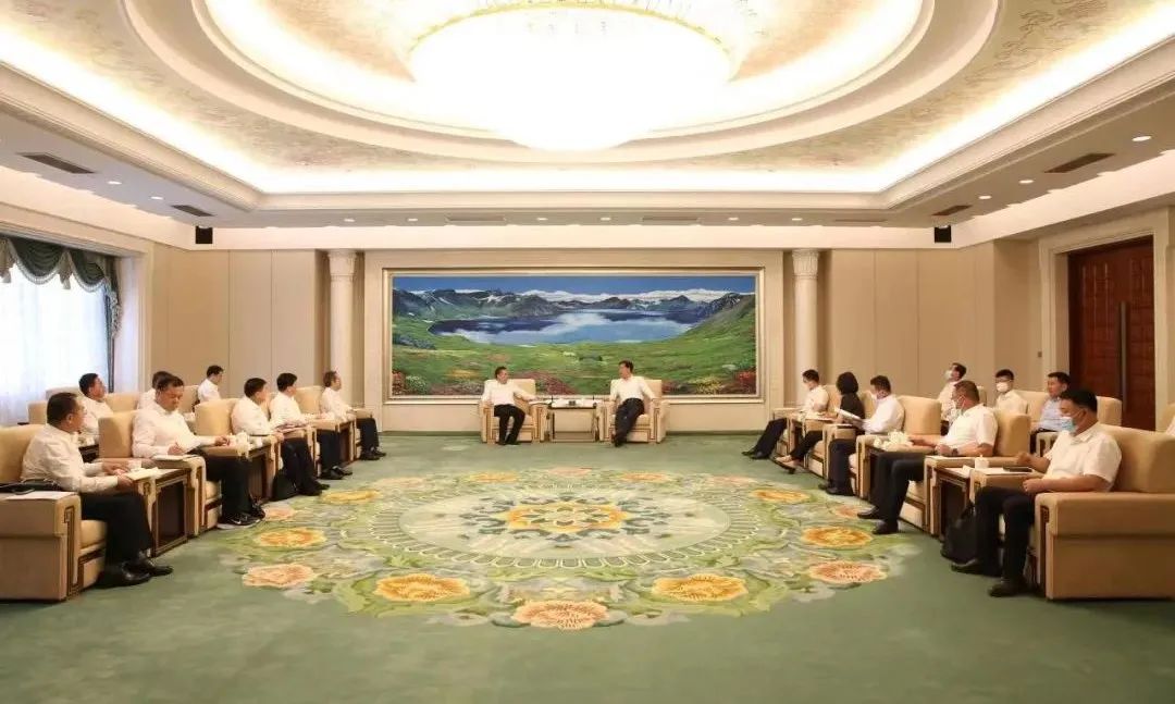 中國能建黨委書記、董事長宋海良拜會吉林省委常委、長春市委書記張志軍