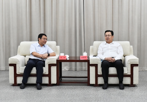 劉源拜會(huì)河北省委常委、副省長，雄安新區(qū)黨工委書記、管委會(huì)主任張國華
