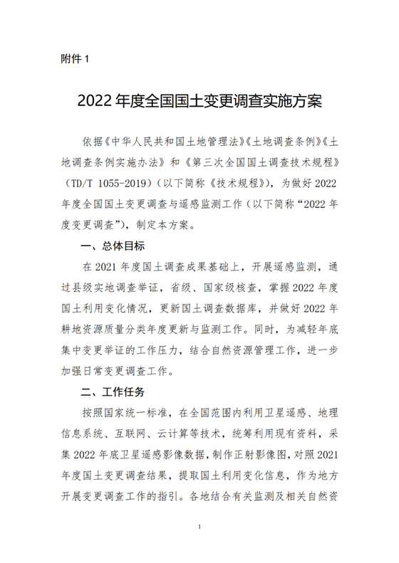 自然資源部：啟動2022年全國國土變更調(diào)查，梳理占用耕地情況