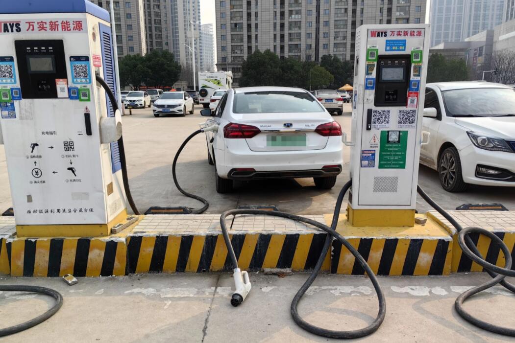 新能源車充電槍被扔積水中，對(duì)“城市家電”需多加愛(ài)護(hù)