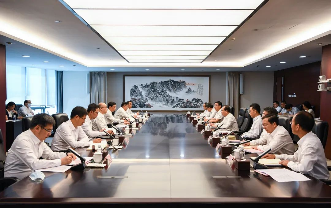 華電集團(tuán)黨組書記、董事長江毅與河北省委副書記、省長王正譜舉行會談
