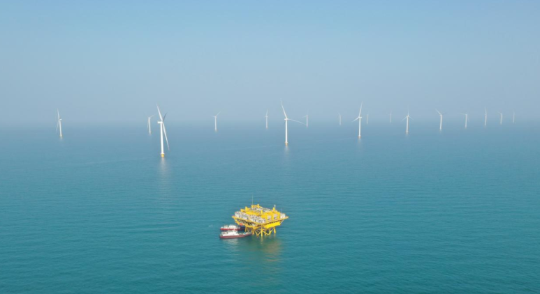 山東首個百萬千瓦級海風(fēng)基地！國家電投半島南U1一期并網(wǎng)發(fā)電