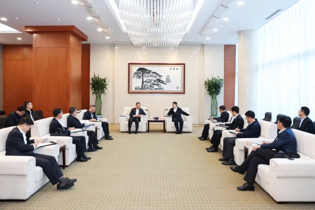 華能集團(tuán)黨組書記、董事長溫樞剛會(huì)見中國鐵建黨委書記、董事長汪建平