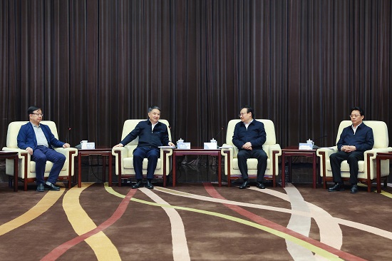華能集團董事長溫樞剛、總經(jīng)理鄧建玲會見寧夏回族自治區(qū)黨委書記梁言順主席張雨浦