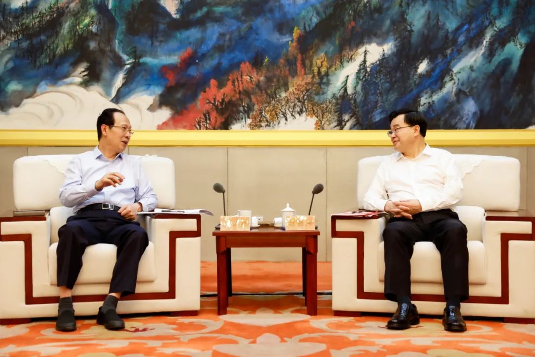 中國電建黨委書記、董事長丁焰章拜會(huì)甘肅省委書記胡昌升