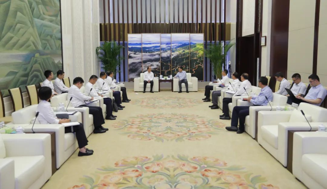 國家電投黨組書記、董事長劉明勝會見中國化學黨委書記、董事長莫鼎革
