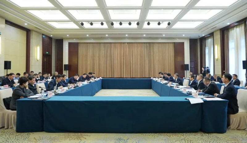 中國能建黨委書記、董事長宋海良與臨沂市委書記任剛會談