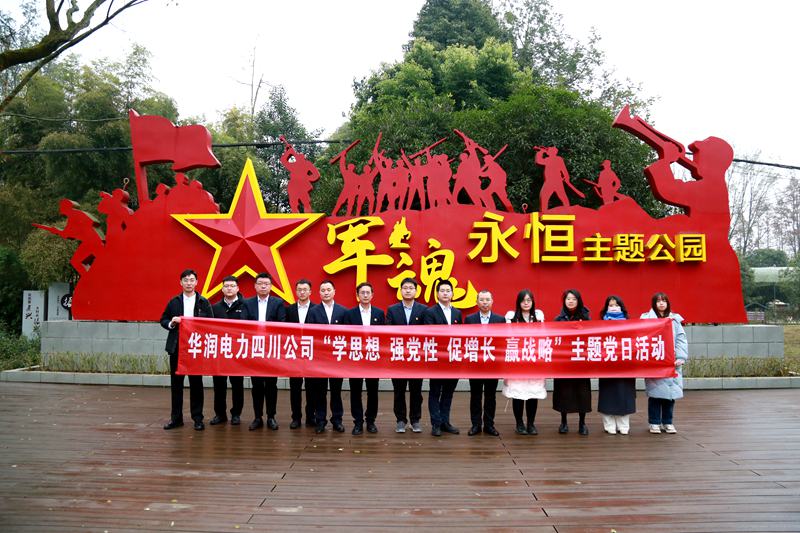 華潤電力四川公司聯(lián)合華潤集團(tuán)在川企業(yè)開展“學(xué)思想、強(qiáng)黨性、促增長、贏戰(zhàn)略”主題黨日活動