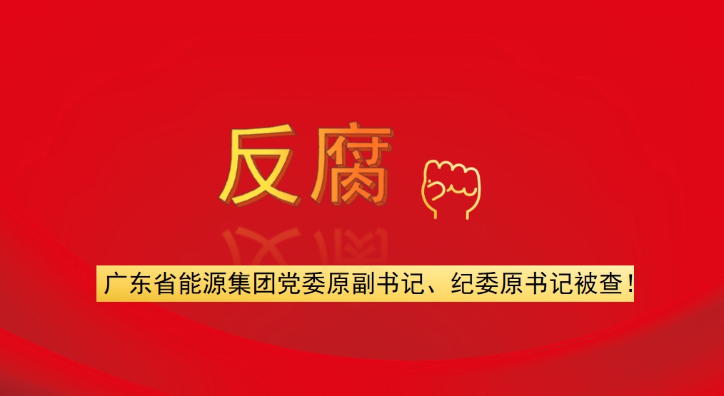廣東省能源集團(tuán)黨委原副書記、紀(jì)委原書記被查！